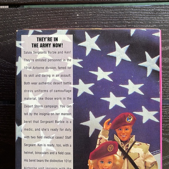 NRFB Vintage 1992 Army Ken Doll - Picture 6 of 12